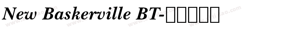 New Baskerville BT字体转换